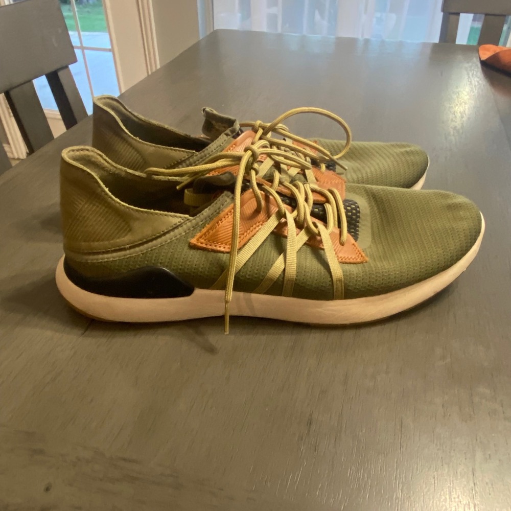 Olukai Mio Li Mens Sneakers Hunter Green Dark Wood 10440-HGLR Size 12